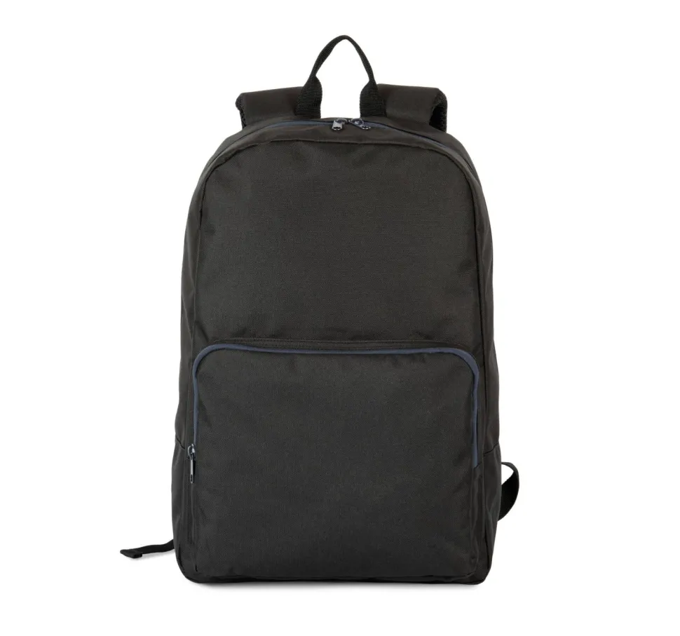 Kimood KI0181 - Sac à dos avec fermetures éclair contrastée