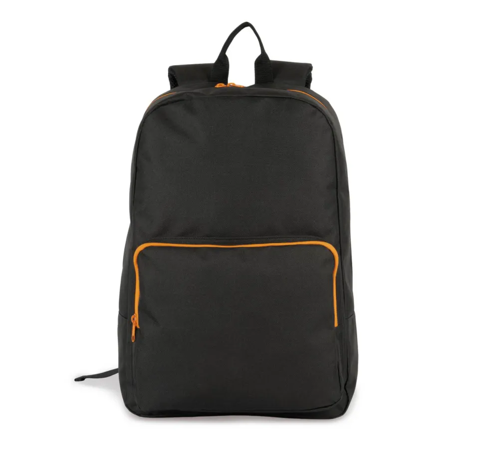 Kimood KI0181 - Sac à dos avec fermetures éclair contrastée