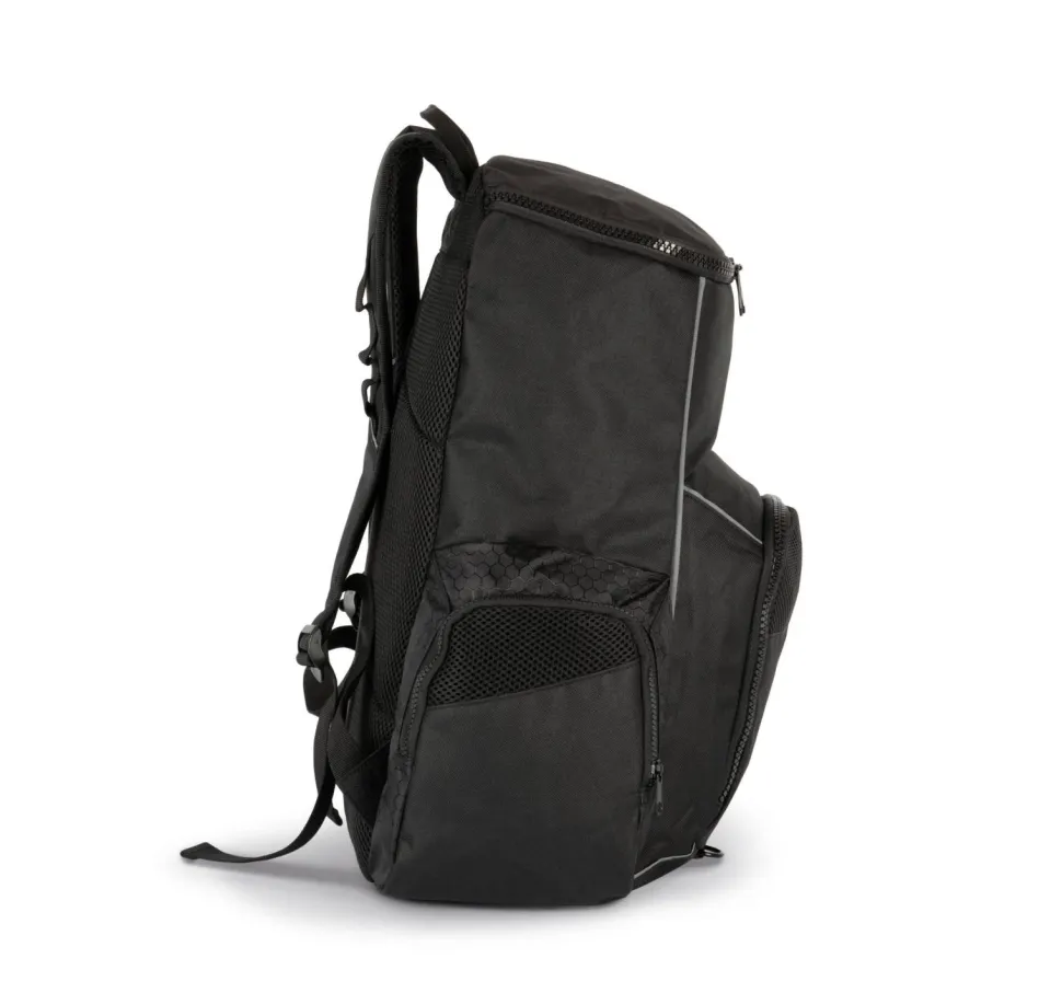 Kimood KI0176 - Sac à dos de sport recyclé imperméable avec porte-objets