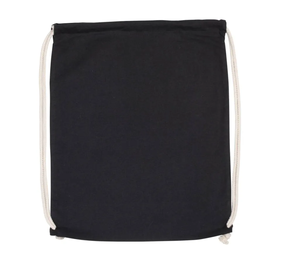 Kimood KI0139 - Sac à dos en coton bio avec cordelettes