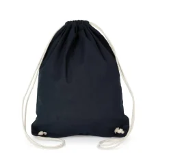 Kimood KI0125 - SAC À DOS EN COTON AVEC CORDELETTES