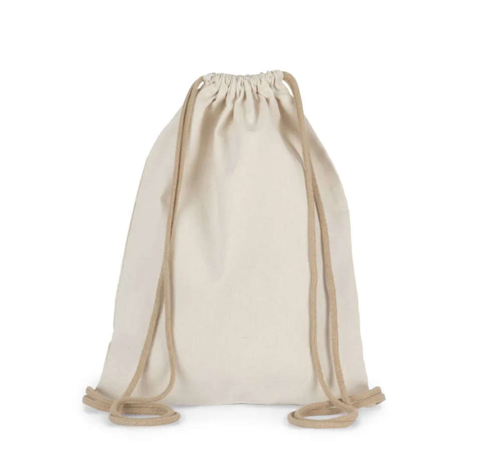 Kimood KI5102 - Sac à dos recyclé à cordon coulissant