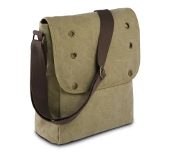 Kimood KI0302 - Sac Bandoulière Vintage en Toile Lavée