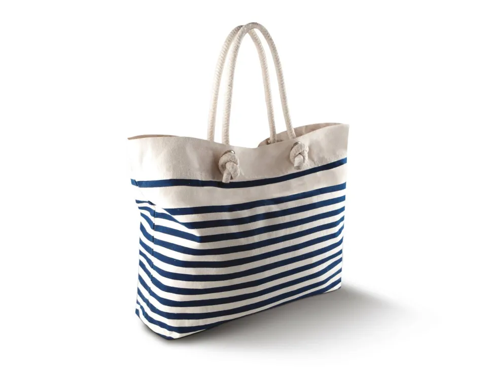 Kimood KI0242 - Sac de Plage Marin en Toile de Coton