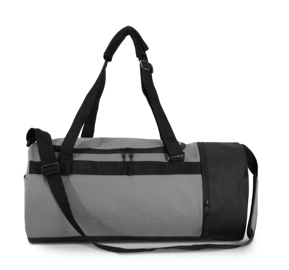 Kimood KI0630 - Sac de sport forme tube avec compartiment chaussure séparé