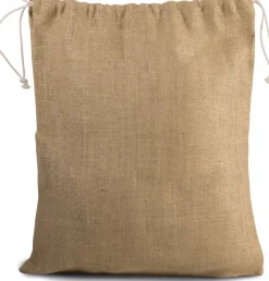 Kimood KI0239 - Sac en toile de jute avec cordelettes
