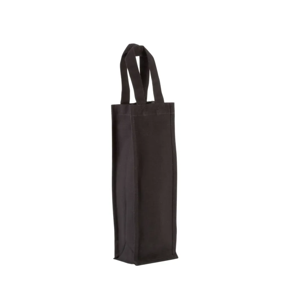 Kimood KI0269 - Sac porte bouteille en coton canvas