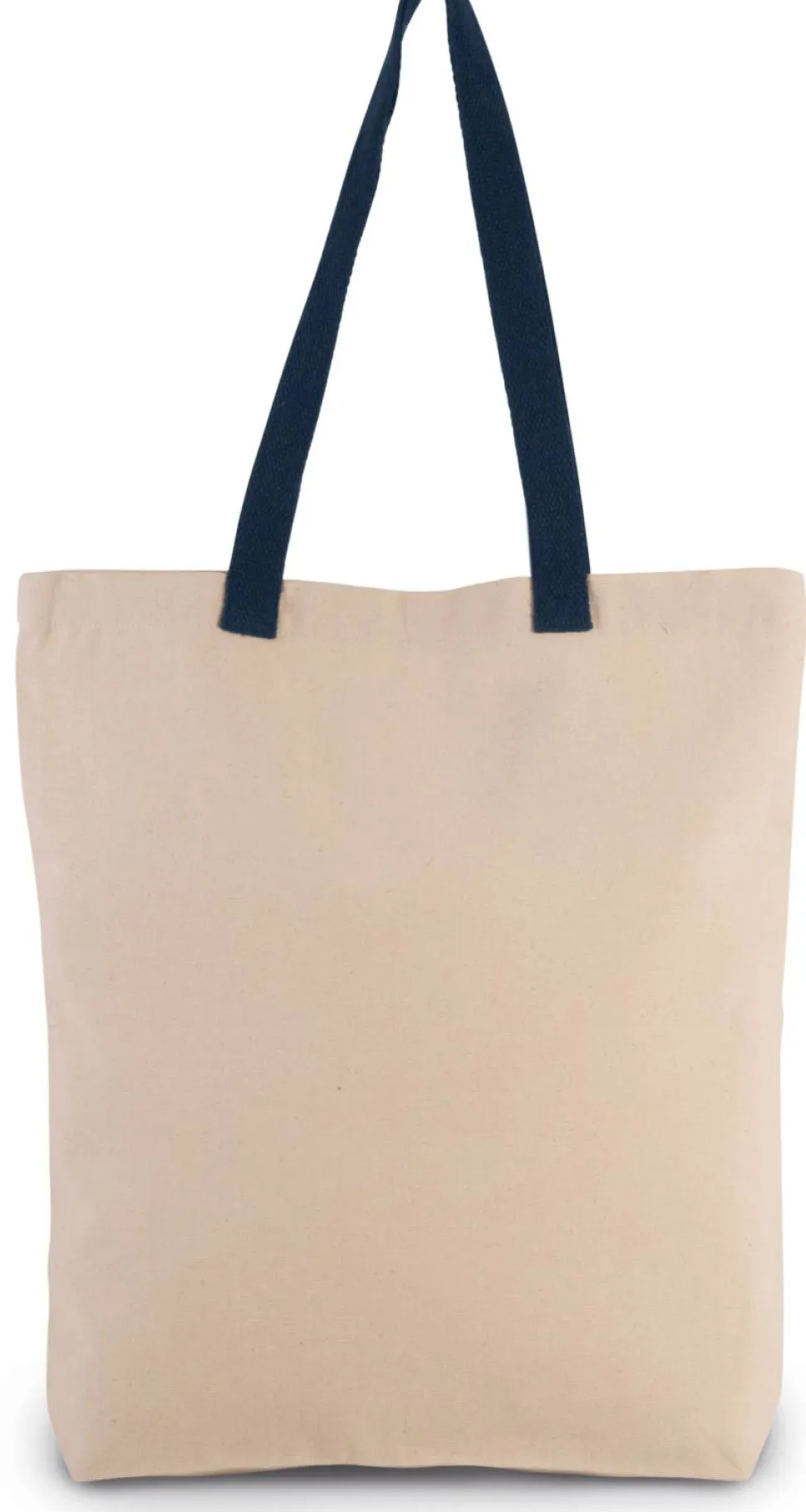 Kimood KI0278 - Sac shopping à soufflet avec poignées contrastées
