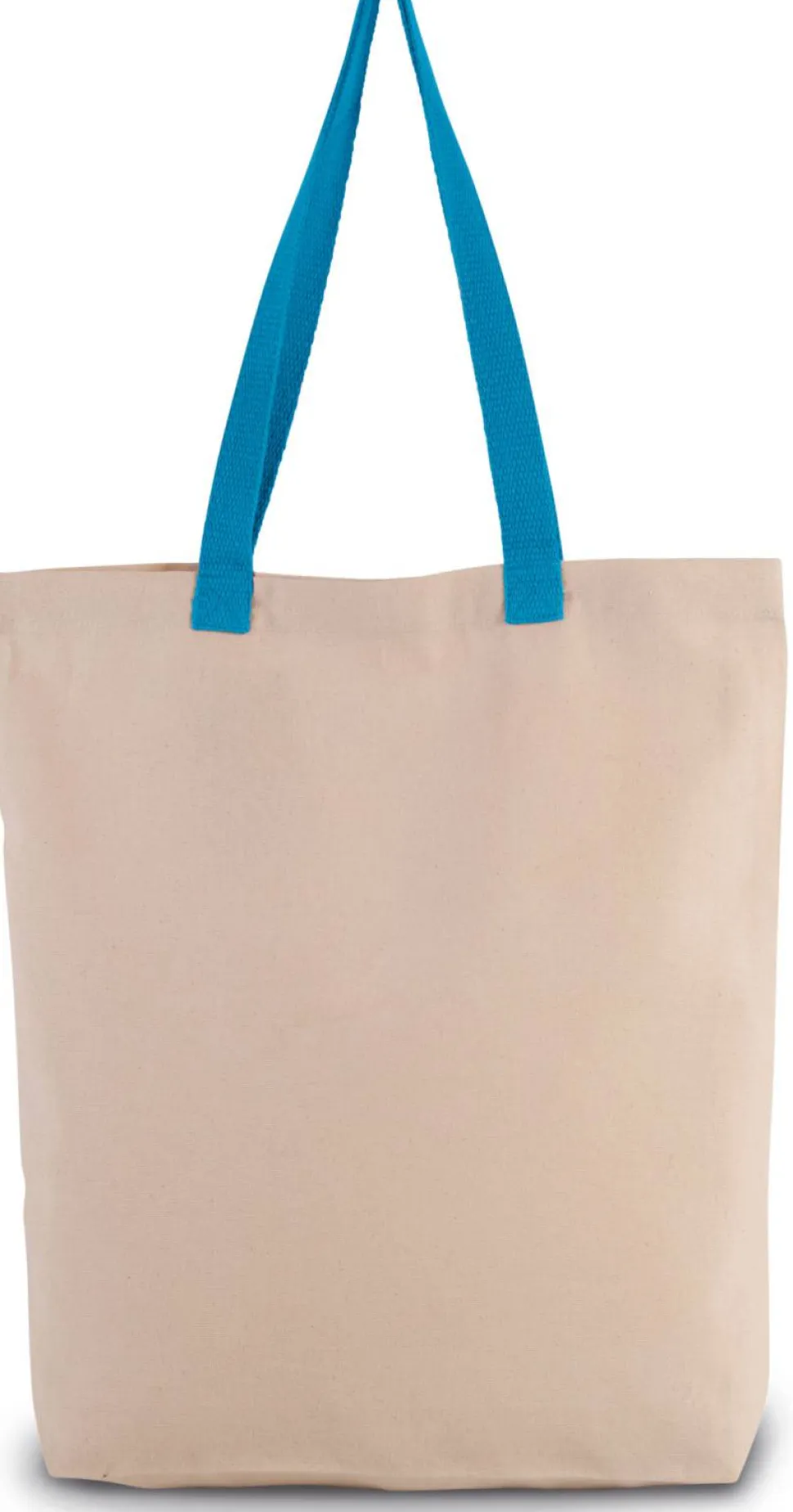 Kimood KI0278 - Sac shopping à soufflet avec poignées contrastées