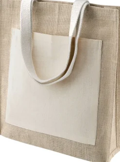Kimood KI0221 - SAC SHOPPING TOILE DE JUTE