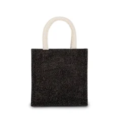 Kimood KI0272 - Sac style cabas en toile de jute - petit modèle
