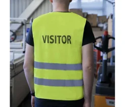 KORNTEX KX230 - Gilet de sécurité imprimé Visitor ou Security