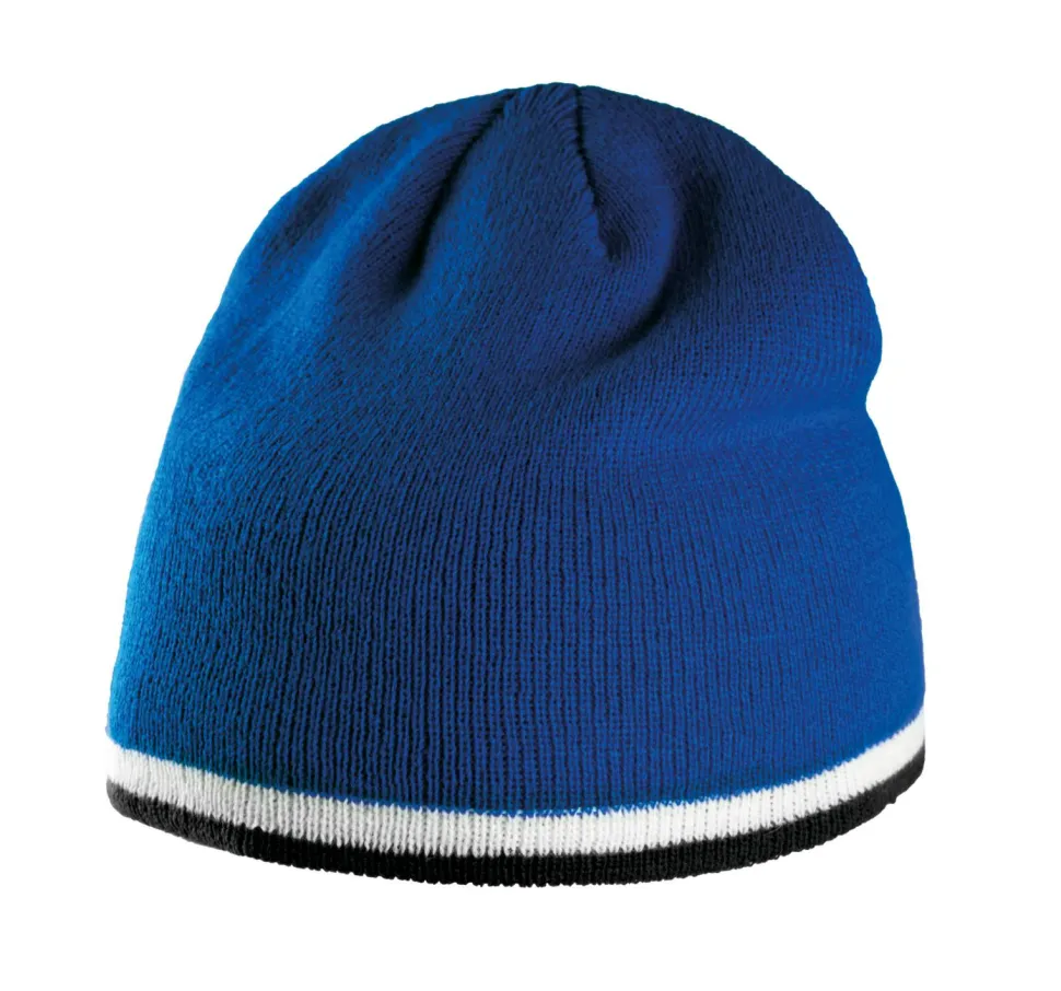 K-up KP515 - BONNET AVEC BANDE BICOLORE CONTRASTÉE