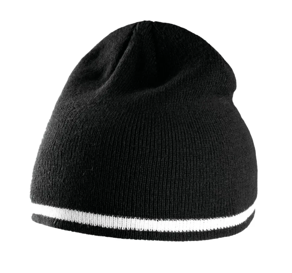 K-up KP515 - BONNET AVEC BANDE BICOLORE CONTRASTÉE