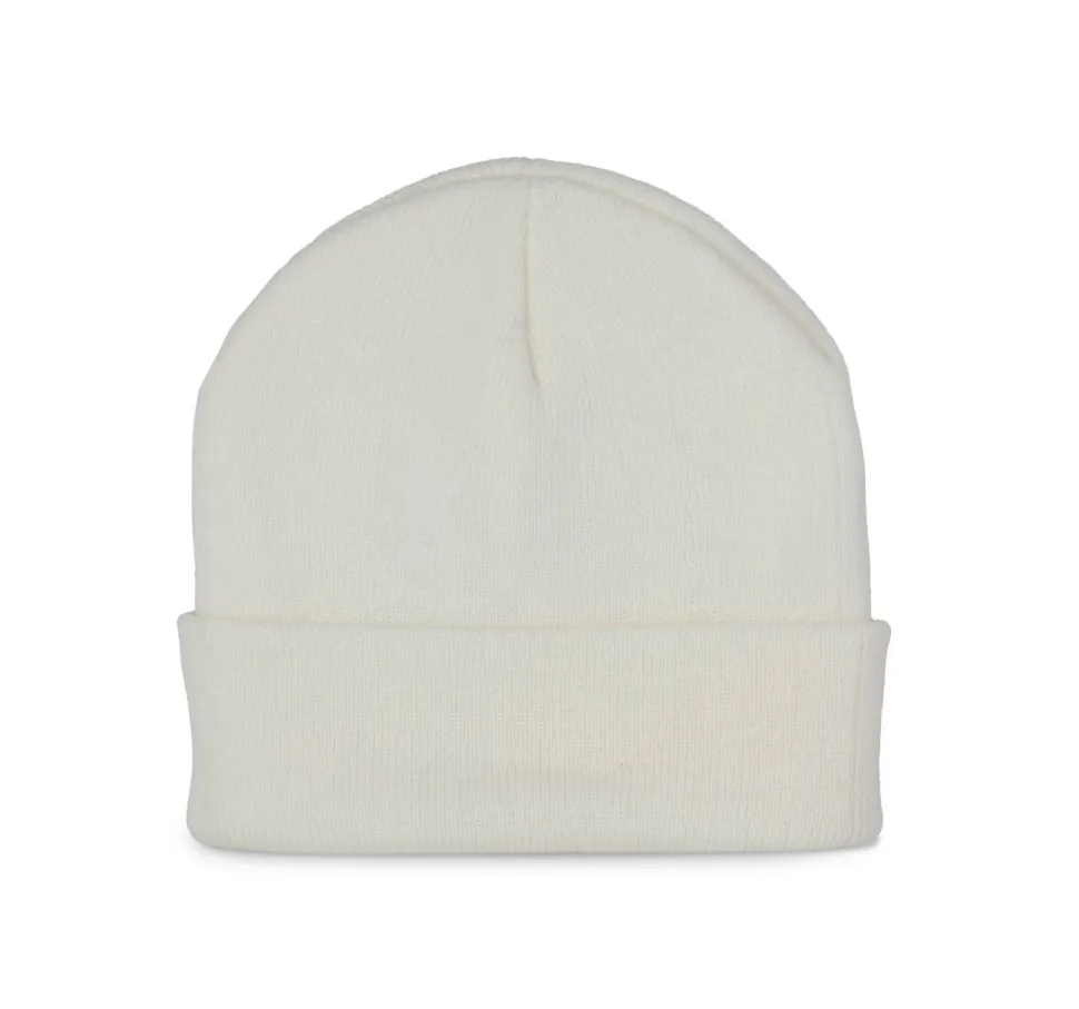 K-up KP892 - Bonnet recyclé avec revers tricoté