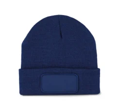 K-up KP895 - Bonnet Tricoté avec Patch Personnalisable