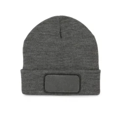 K-up KP895 - Bonnet Tricoté avec Patch Personnalisable