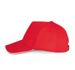 K-up KP124 - CASQUETTE AVEC SANDWICH CONTRASTÉ - 5 PANNEAUX