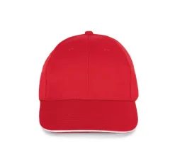 K-up KP153 - CASQUETTE AVEC SANDWICH CONTRASTÉ - 6 PANNEAUX