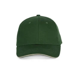K-up KP153 - CASQUETTE AVEC SANDWICH CONTRASTÉ - 6 PANNEAUX