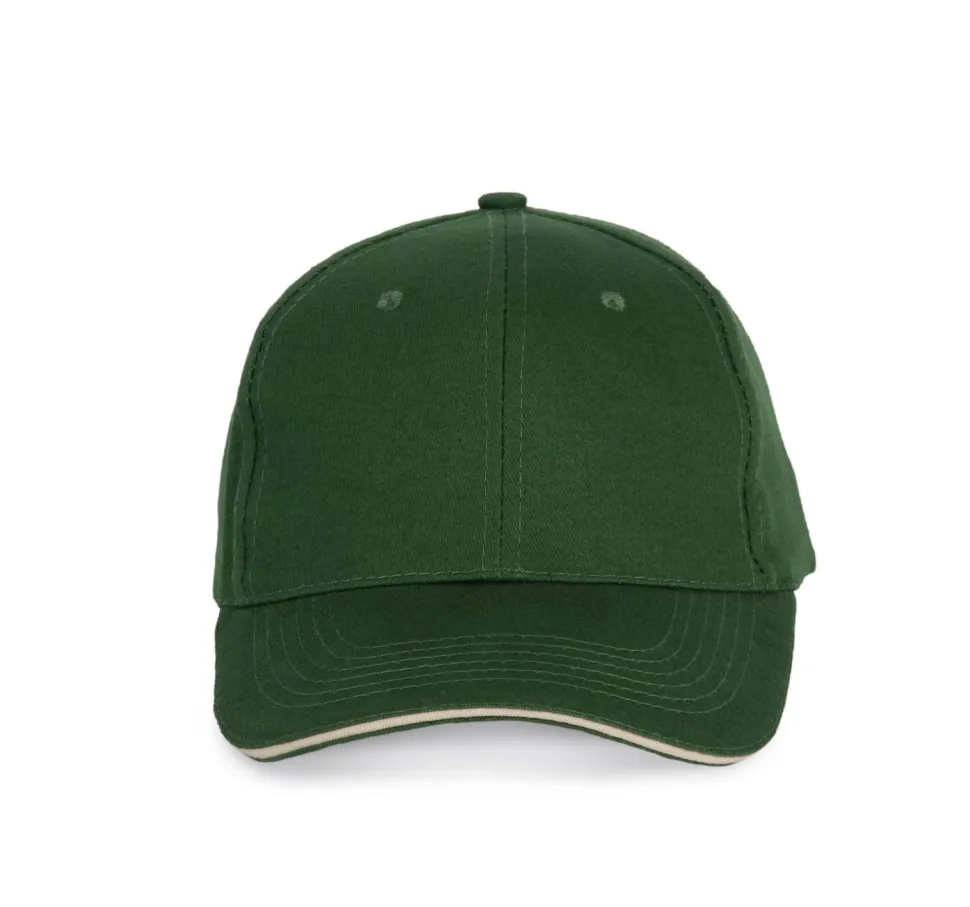 K-up KP153 - CASQUETTE AVEC SANDWICH CONTRASTÉ - 6 PANNEAUX