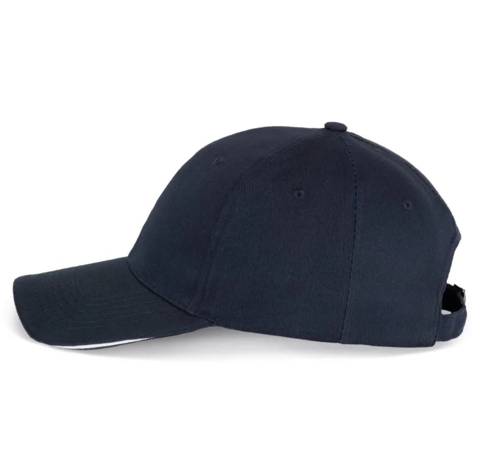 K-up KP153 - CASQUETTE AVEC SANDWICH CONTRASTÉ - 6 PANNEAUX