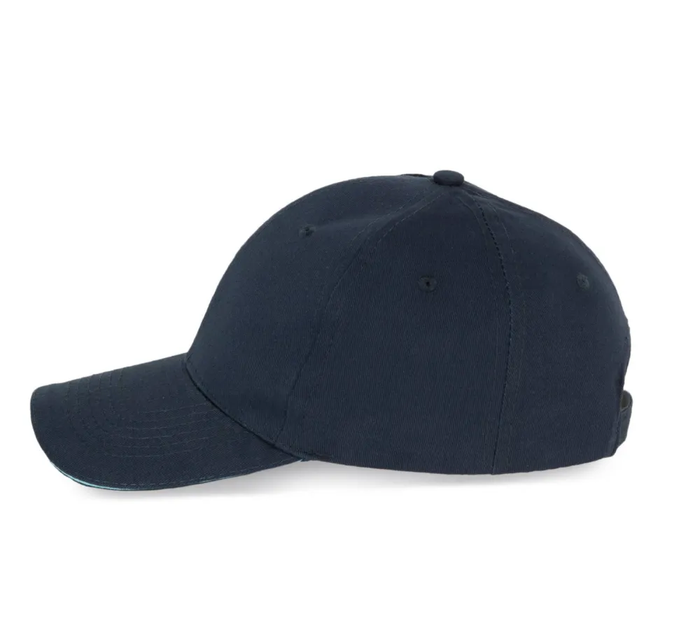 K-up KP153 - CASQUETTE AVEC SANDWICH CONTRASTÉ - 6 PANNEAUX