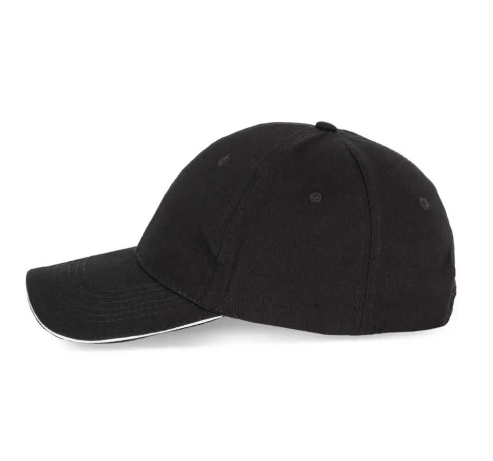 K-up KP153 - CASQUETTE AVEC SANDWICH CONTRASTÉ - 6 PANNEAUX