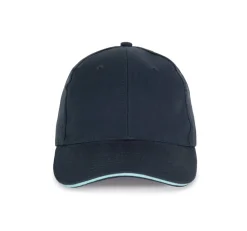 K-up KP153 - CASQUETTE AVEC SANDWICH CONTRASTÉ - 6 PANNEAUX