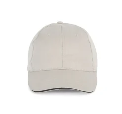 K-up KP153 - CASQUETTE AVEC SANDWICH CONTRASTÉ - 6 PANNEAUX