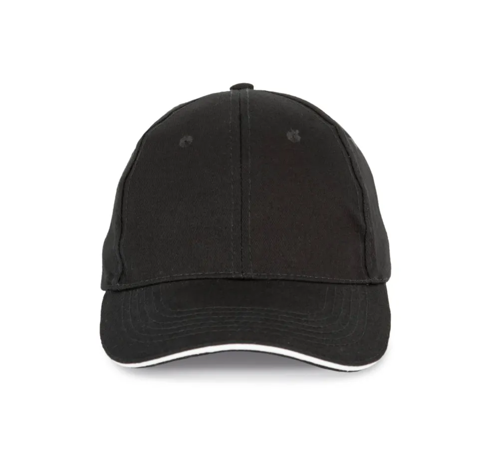 K-up KP153 - CASQUETTE AVEC SANDWICH CONTRASTÉ - 6 PANNEAUX