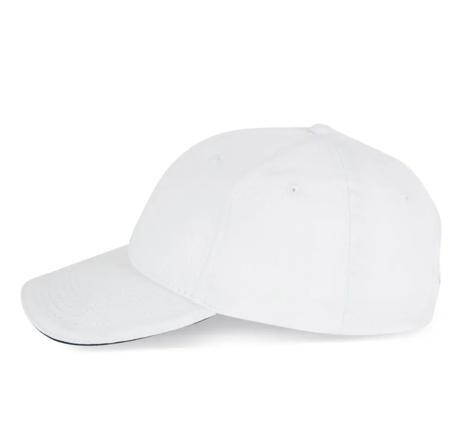 K-up KP153 - CASQUETTE AVEC SANDWICH CONTRASTÉ - 6 PANNEAUX