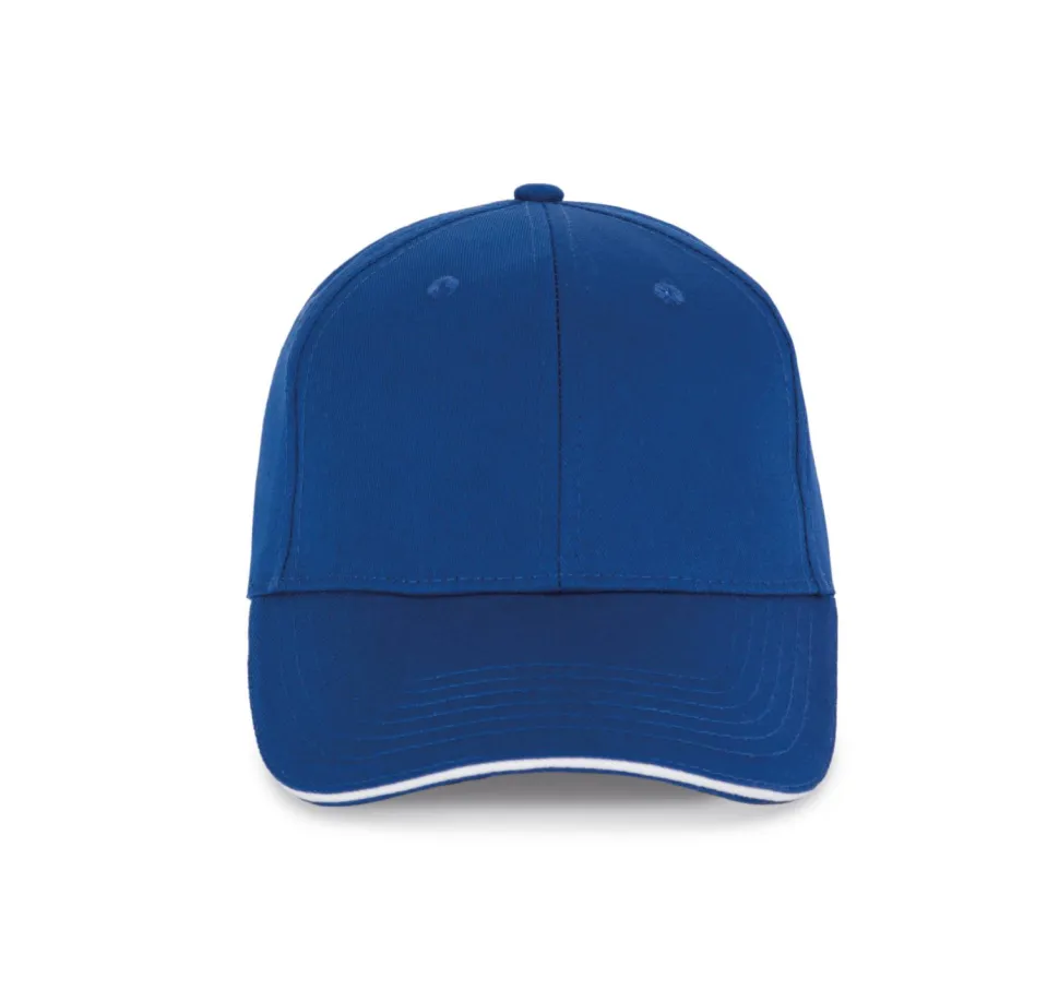 K-up KP153 - CASQUETTE AVEC SANDWICH CONTRASTÉ - 6 PANNEAUX