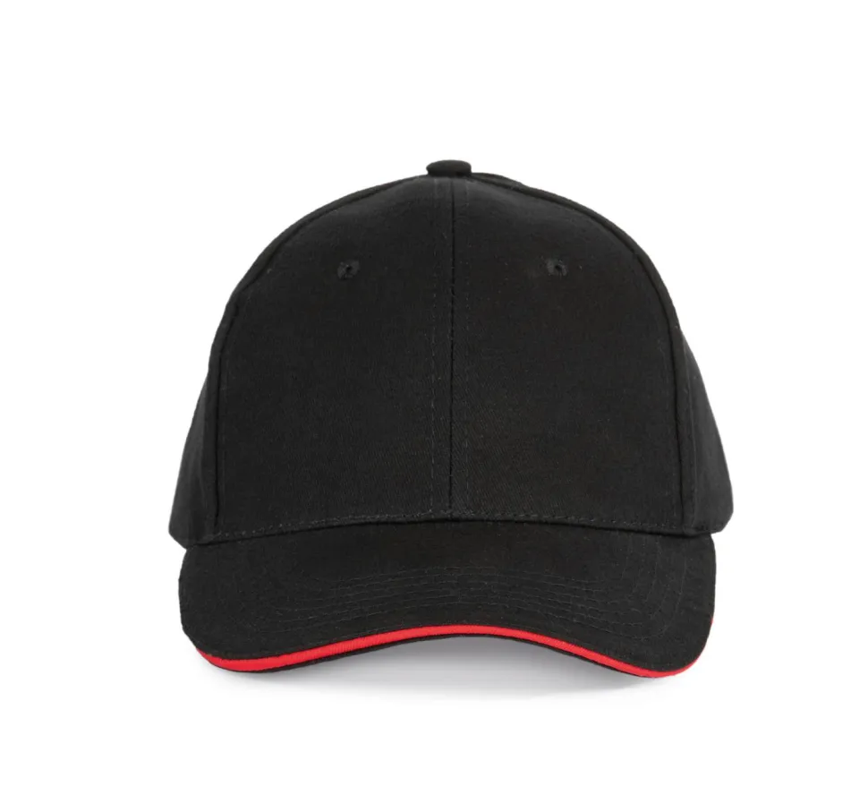 K-up KP153 - CASQUETTE AVEC SANDWICH CONTRASTÉ - 6 PANNEAUX