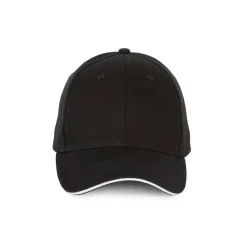 K-up KP185 - Casquette avec visière sandwich contrastée - 6 panneaux