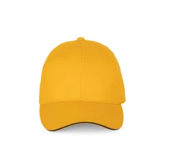 K-up KP191 - Casquette avec visière sandwich contrastée - 6 panneaux
