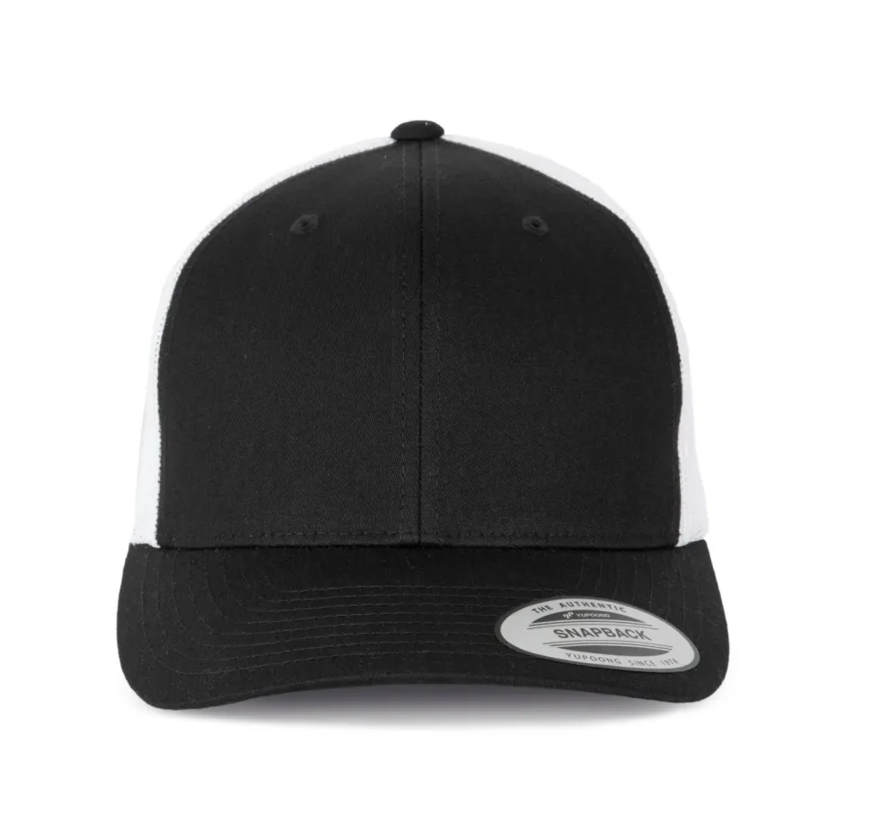 K-up KP912 - Casquette Trucker modèle rétro - 6 panneaux