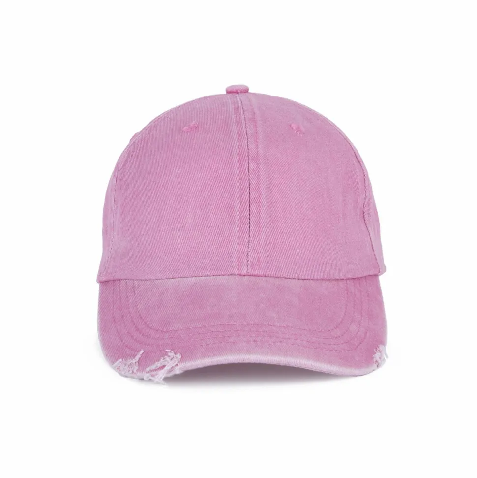 K-up KP235 - Casquette vintage effet déchiré - 6 panneaux