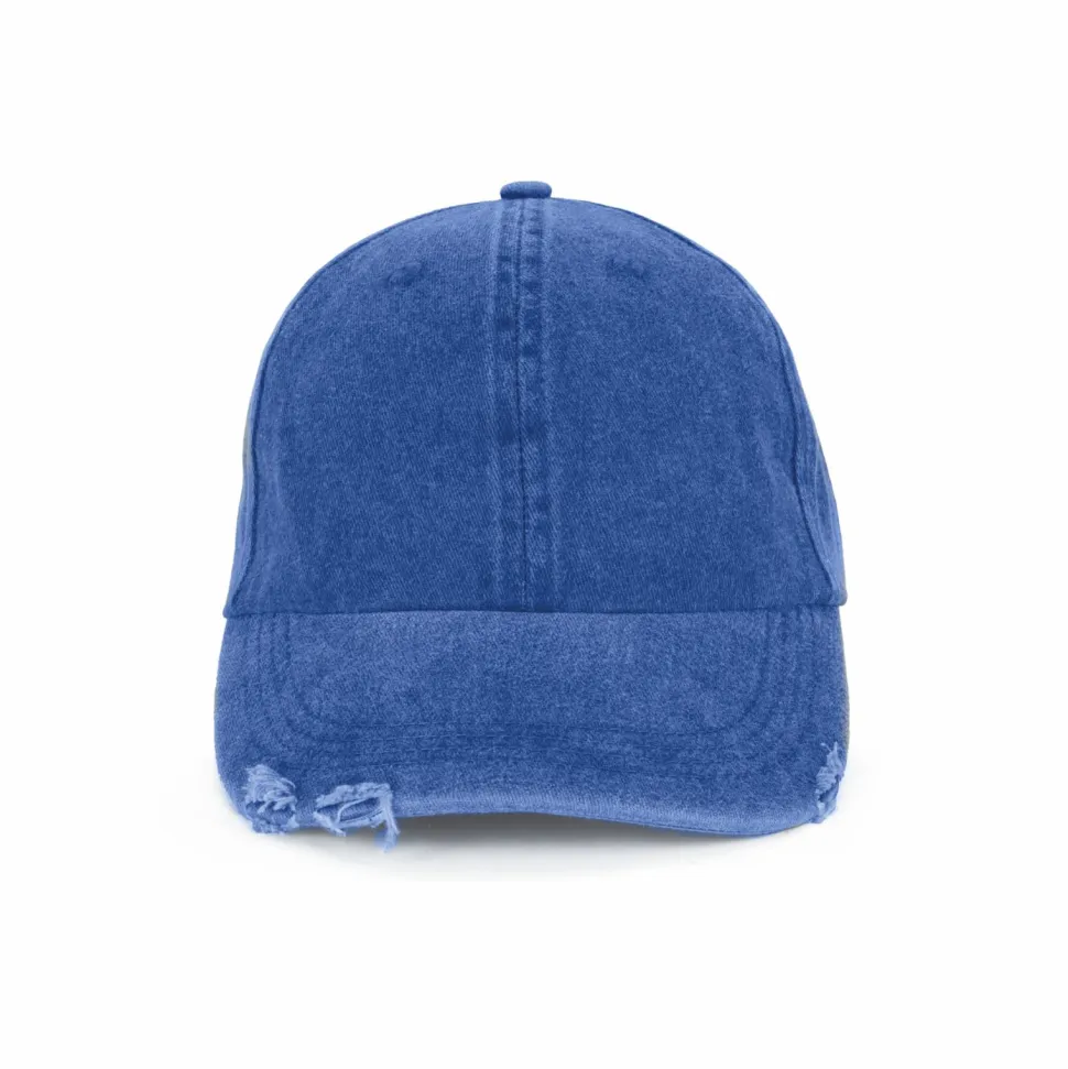 K-up KP235 - Casquette vintage effet déchiré - 6 panneaux