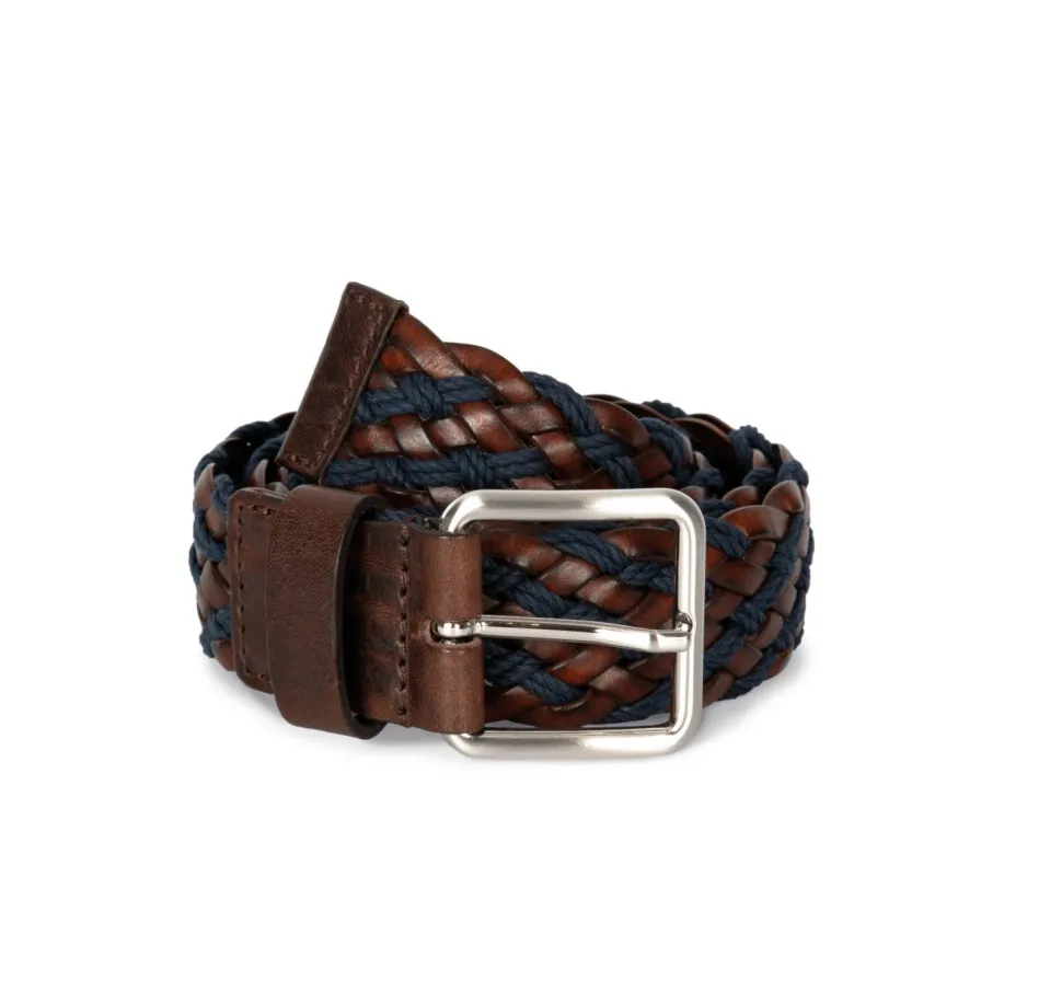 K-up KP822 - Ceinture tressée bicolore