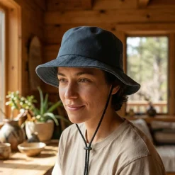 K-up KP616 - Chapeau Bob en Coton avec Cordon Réglable