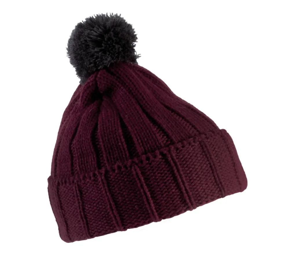 K-up KP519 - Chapeau Douillet avec Pompon en Acrylique