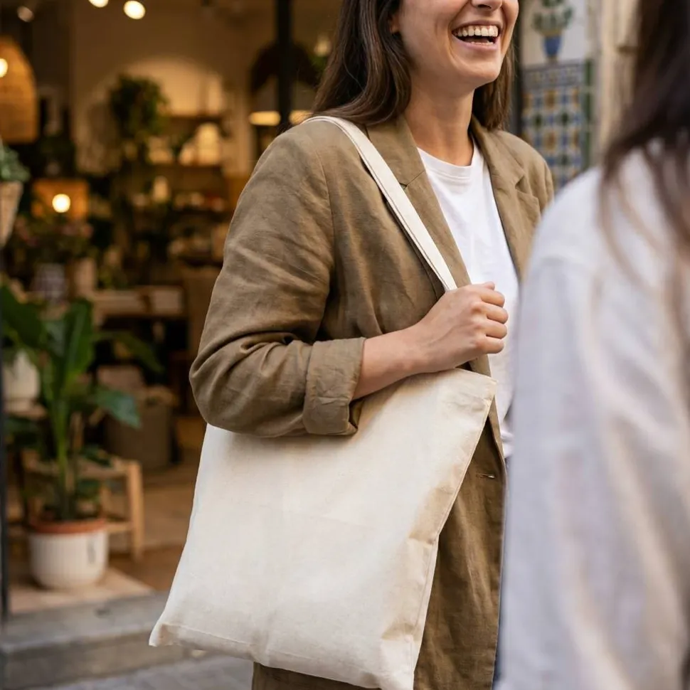 Label Serie LS42L - Grand Sac Shopping 100% Coton