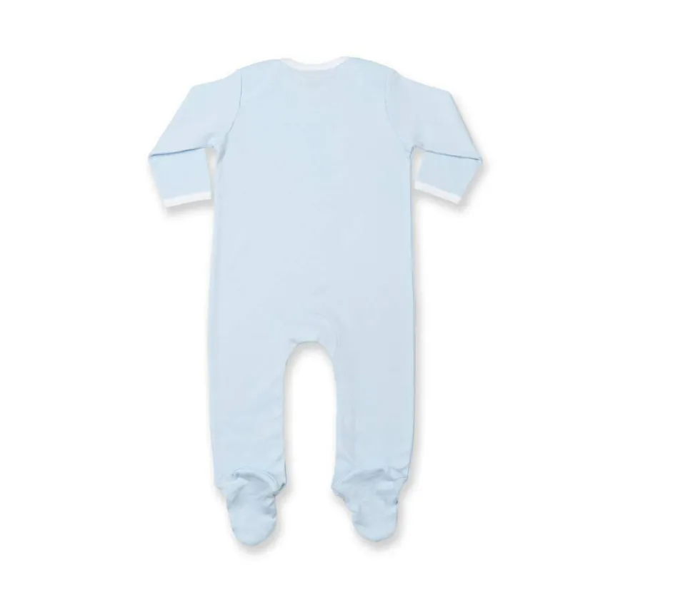 Larkwood LW053 - Pyjama Bébé Contrasté Manche Longue
