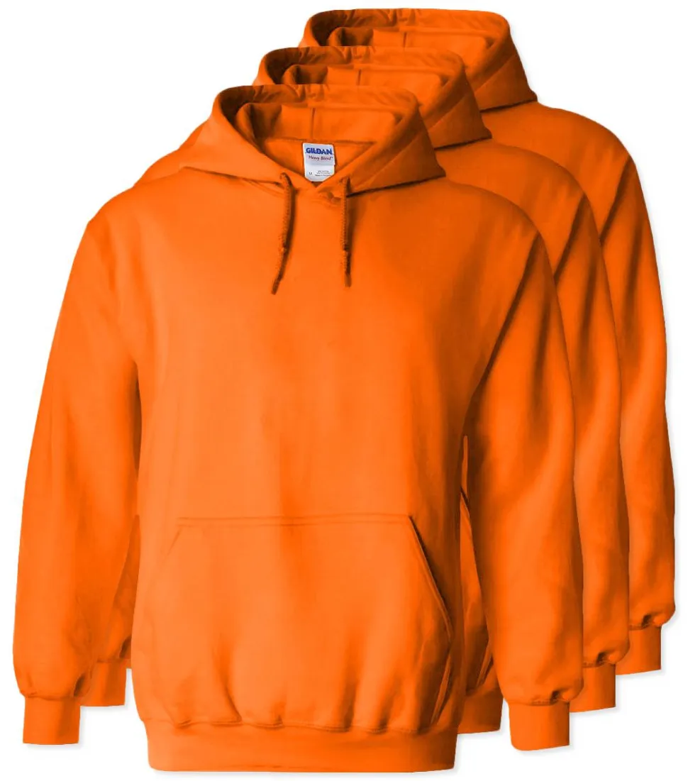 Lot de 3 Gildan 18500 - Sweat à capuche en molleton Heavy Blend
