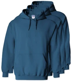 Lot de 3 Gildan 18500 - Sweat à capuche en molleton Heavy Blend