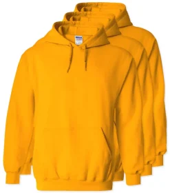 Lot de 3 Gildan 18500 - Sweat à capuche en molleton Heavy Blend