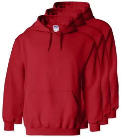 Lot de 3 Gildan 18500 - Sweat à capuche en molleton Heavy Blend