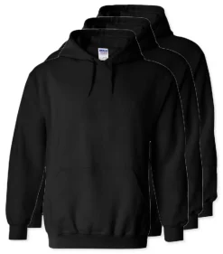 Lot de 3 Gildan 18500 - Sweat à capuche en molleton Heavy Blend