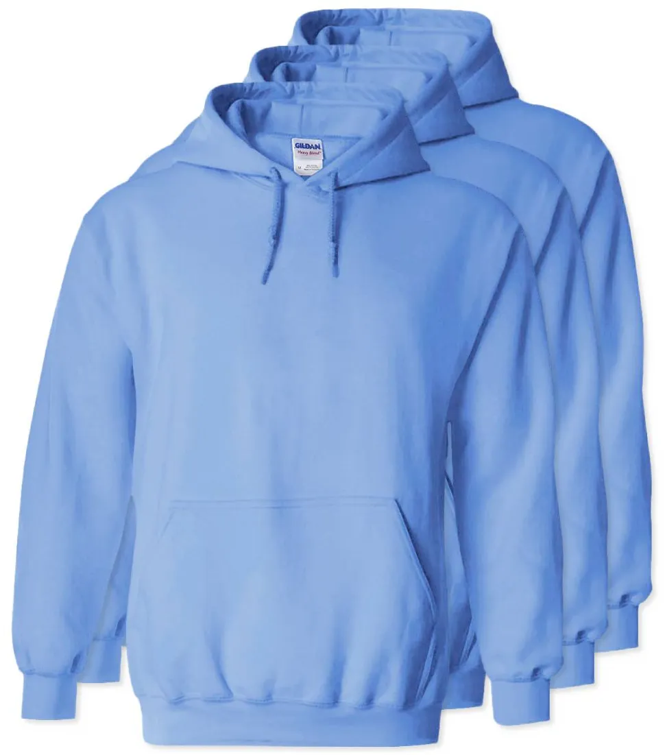 Lot de 3 Gildan 18500 - Sweat à capuche en molleton Heavy Blend